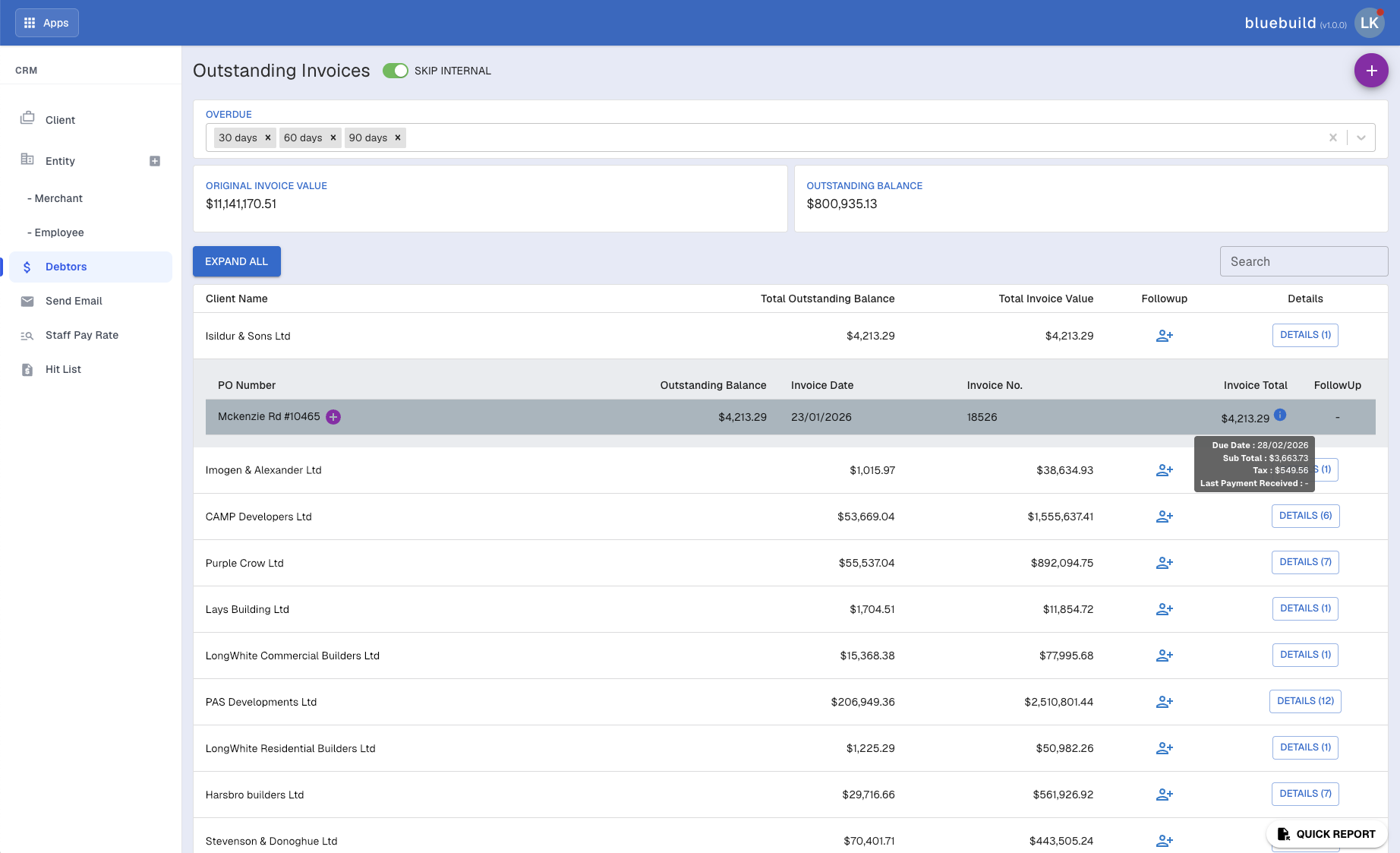 CRM screenshot 3