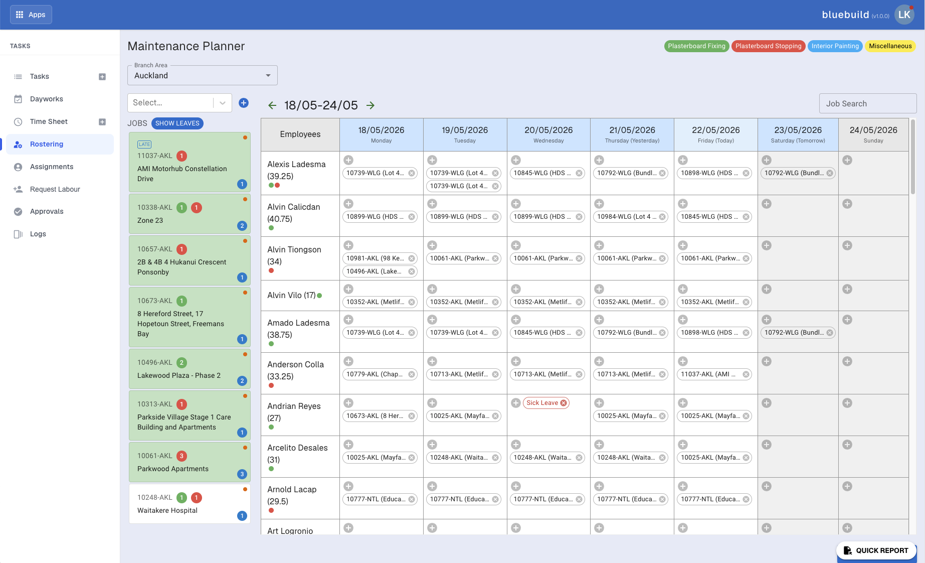 Labour and Workforce screenshot 1