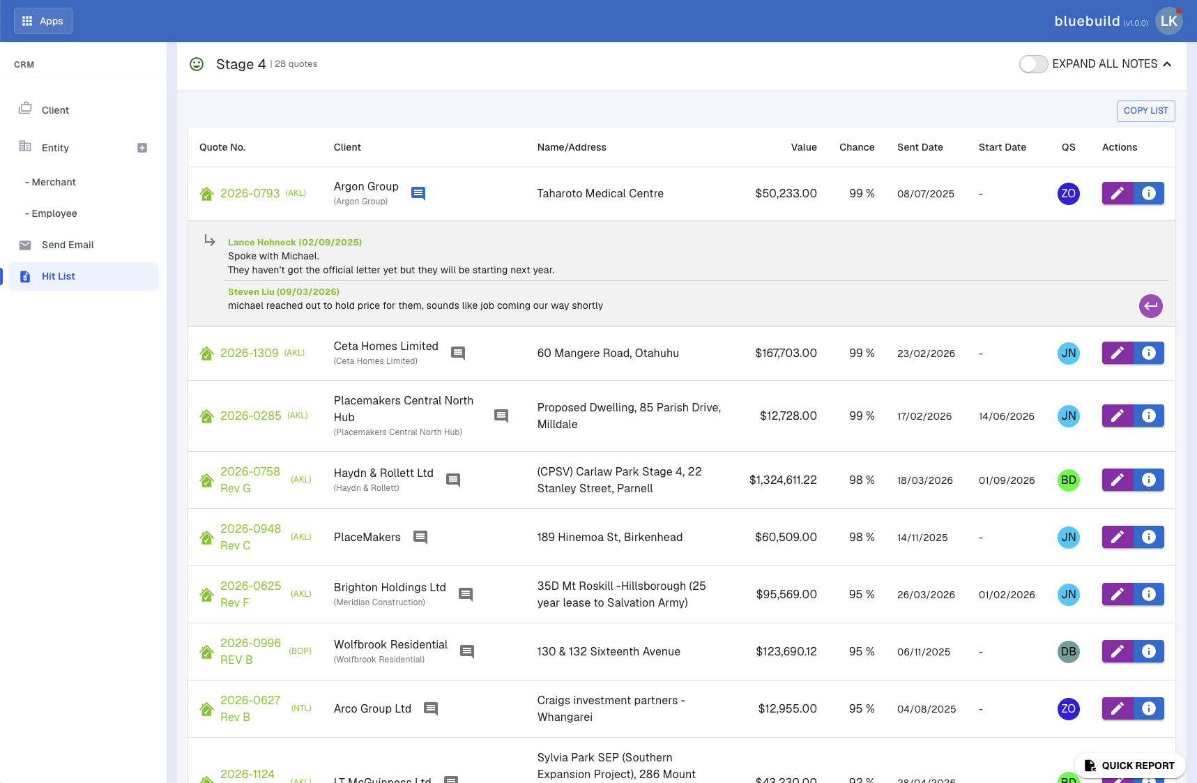 Sales and Pipeline screenshot 2